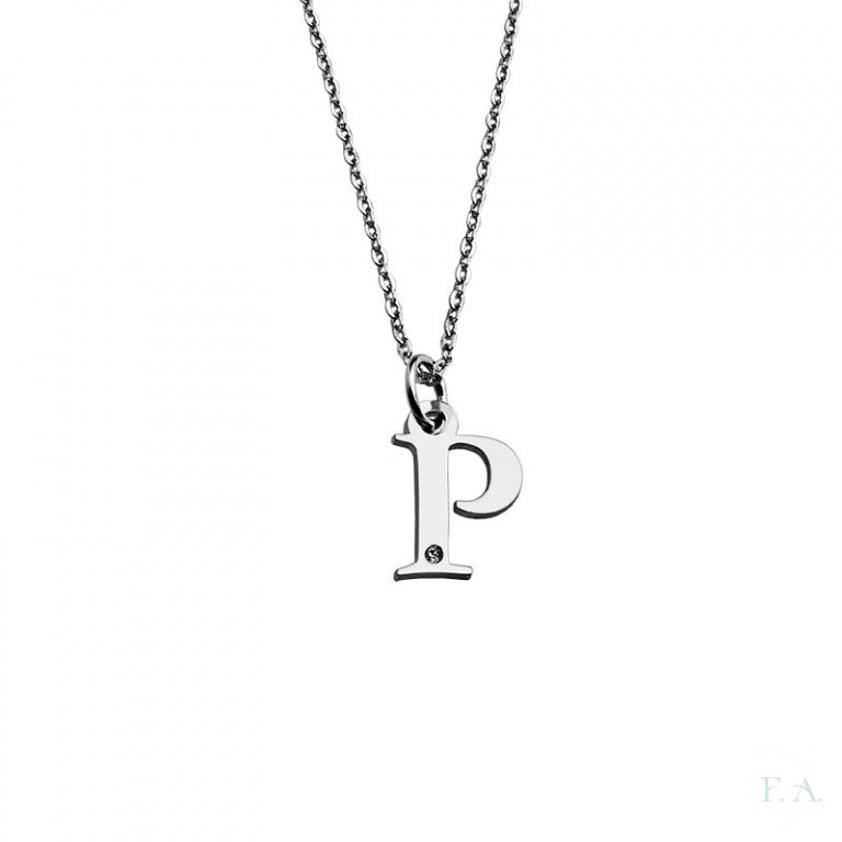 Colar com Letra do Alfabeto