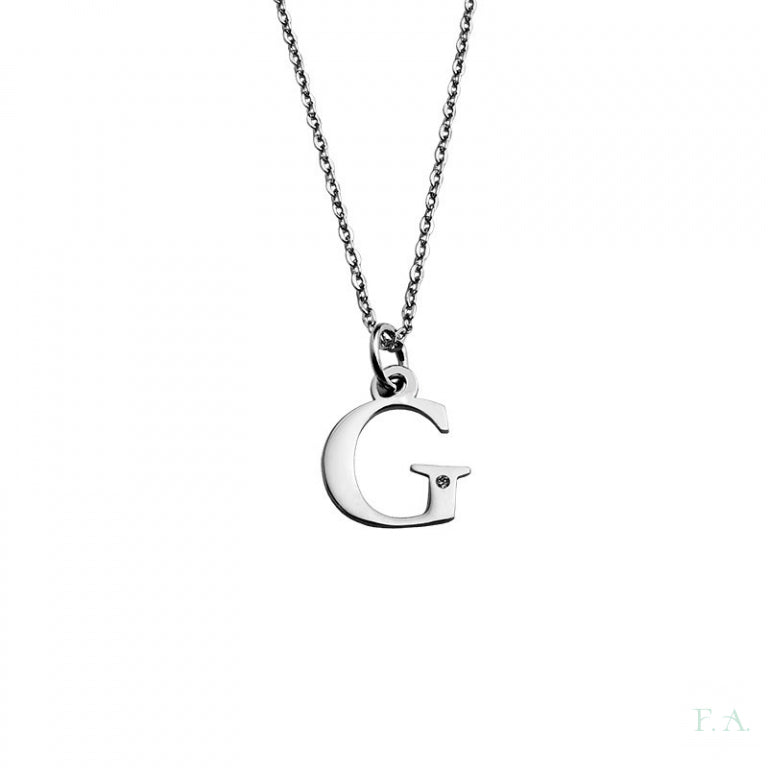 Colar com Letra do Alfabeto
