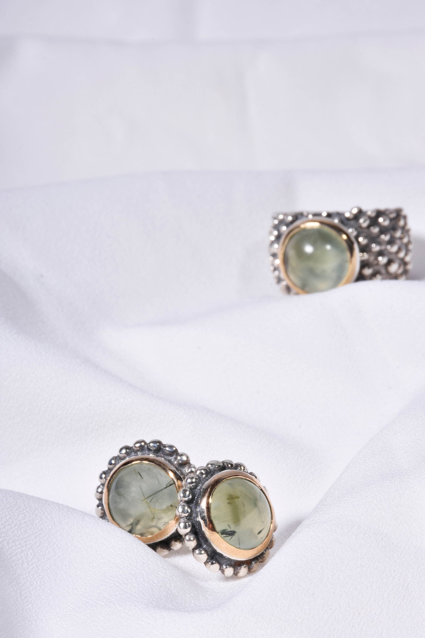 Conjunto em Prata de Lei e Ouro de 9k