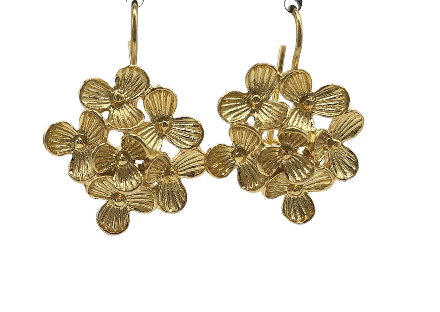 Conjunto Flores em Prata de Lei
