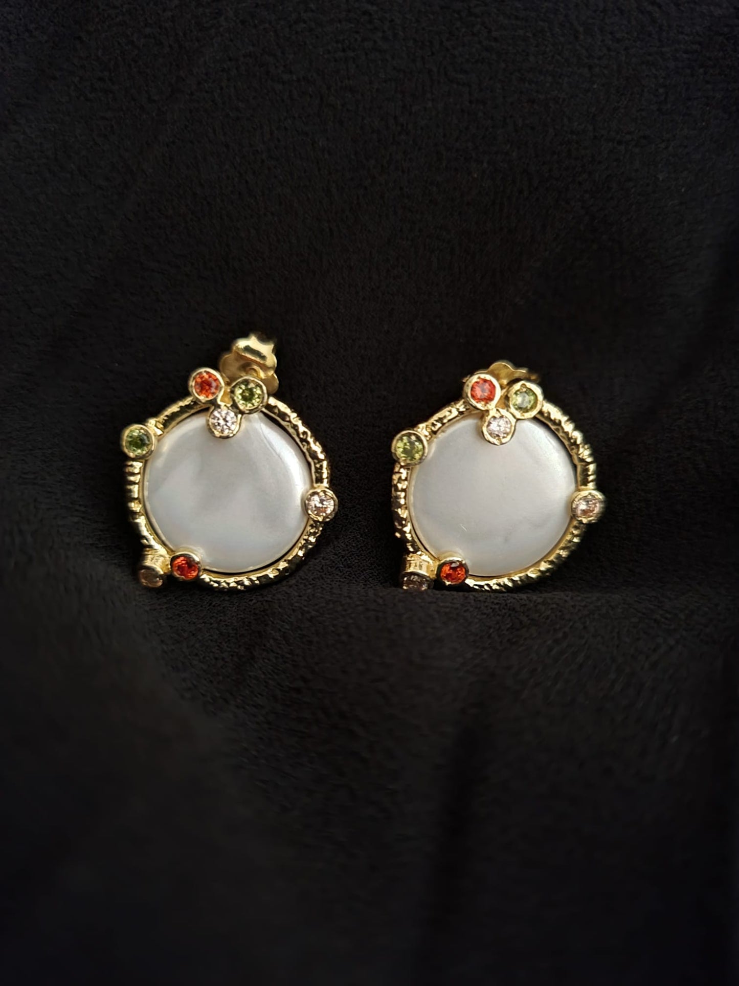 Conjunto em Madrepérola e Zircónias - Exclusivo