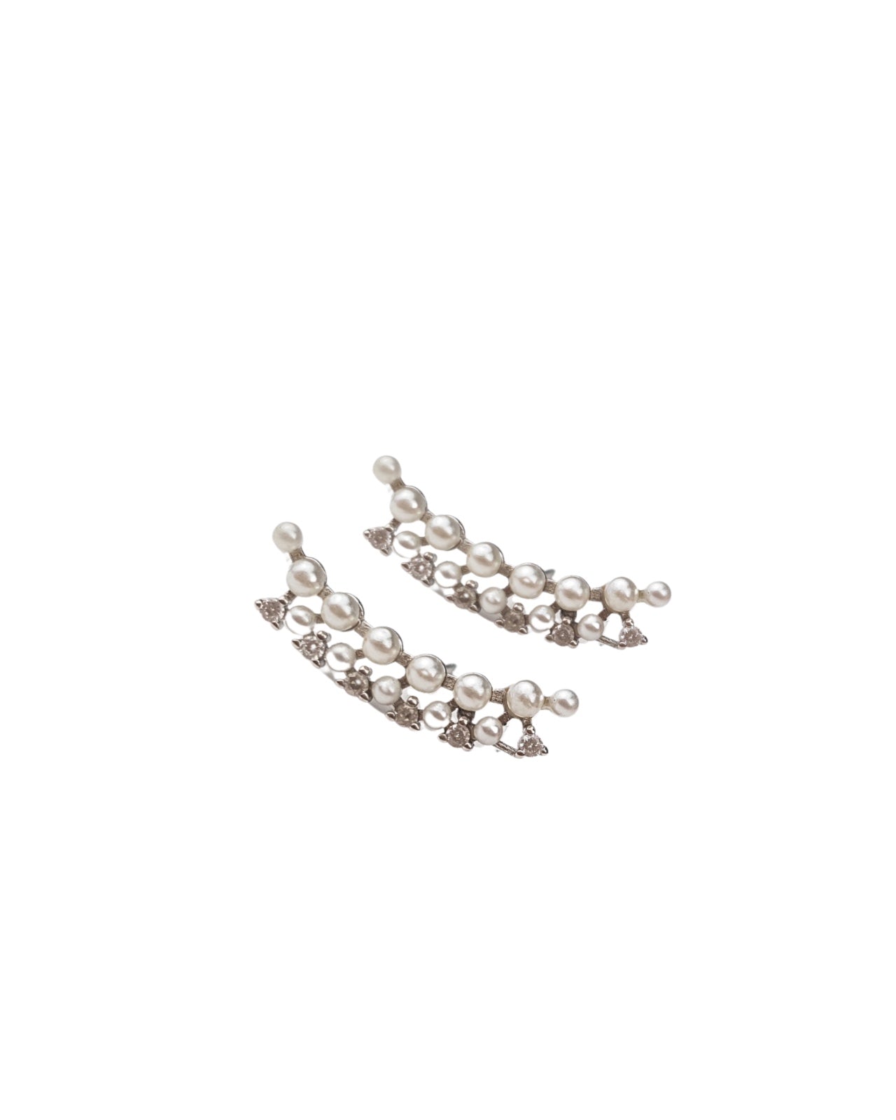 Brincos Micropérolas com Zircónias