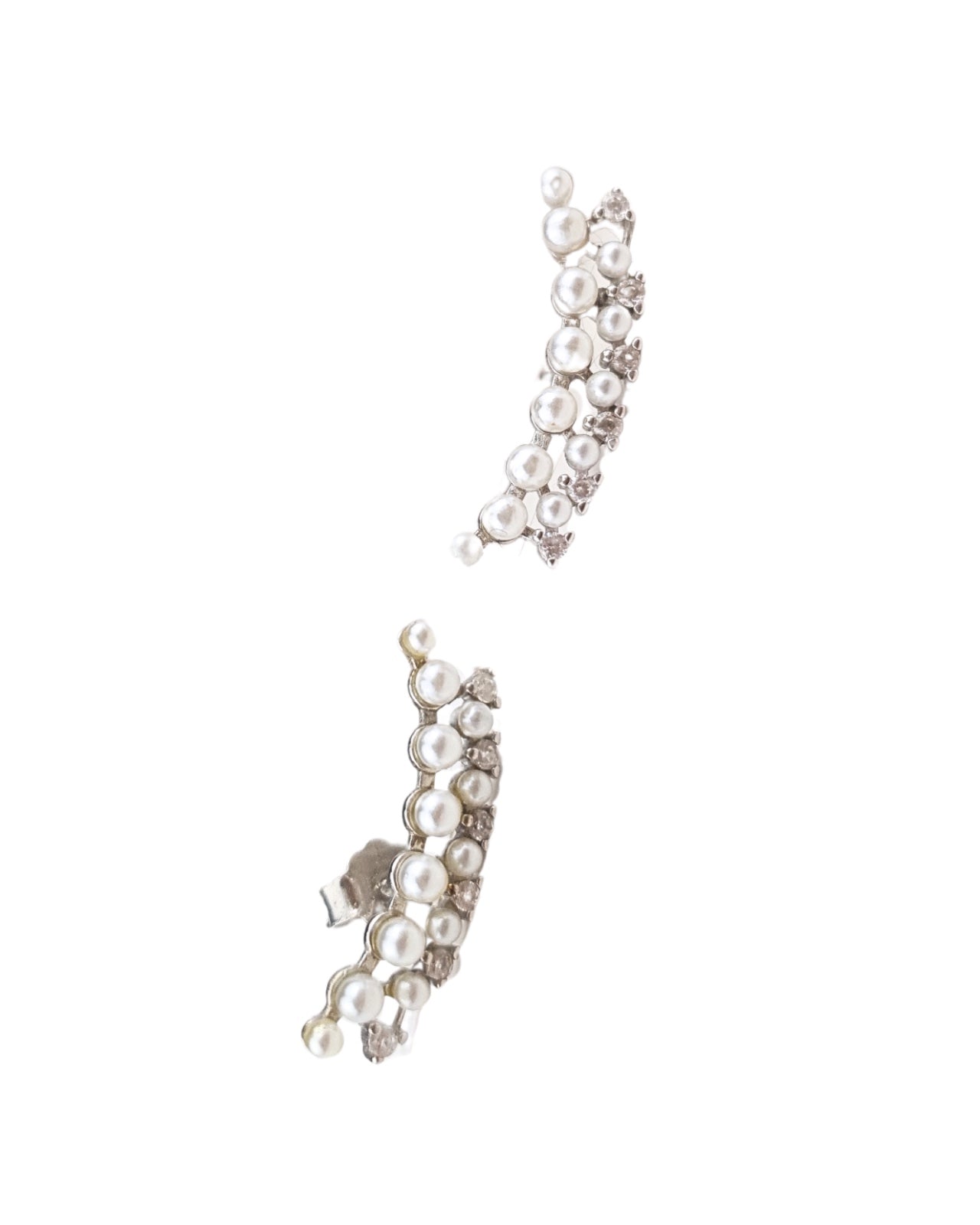 Brincos Micropérolas com Zircónias