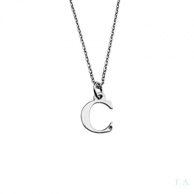 Colar com Letra do Alfabeto