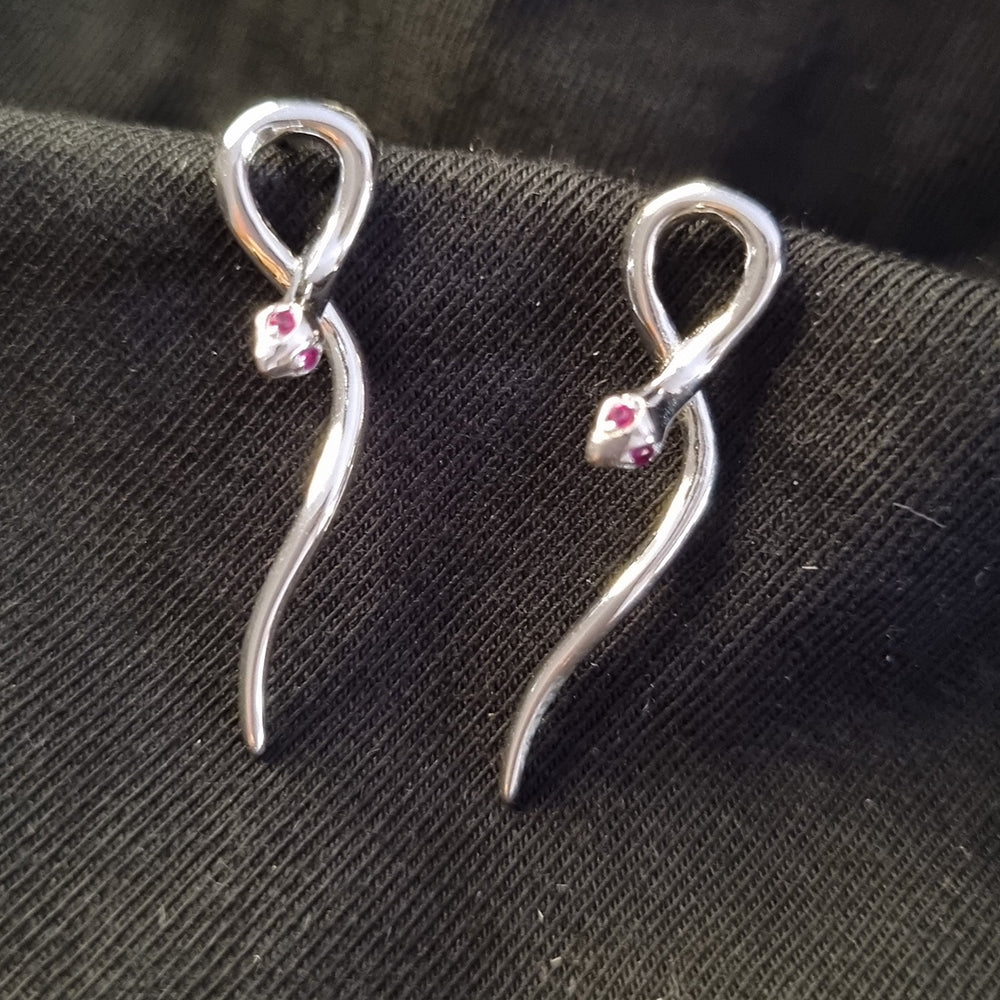 Brincos Serpente em Prata de Lei - Peça Exclusiva - You Love You Jewlery