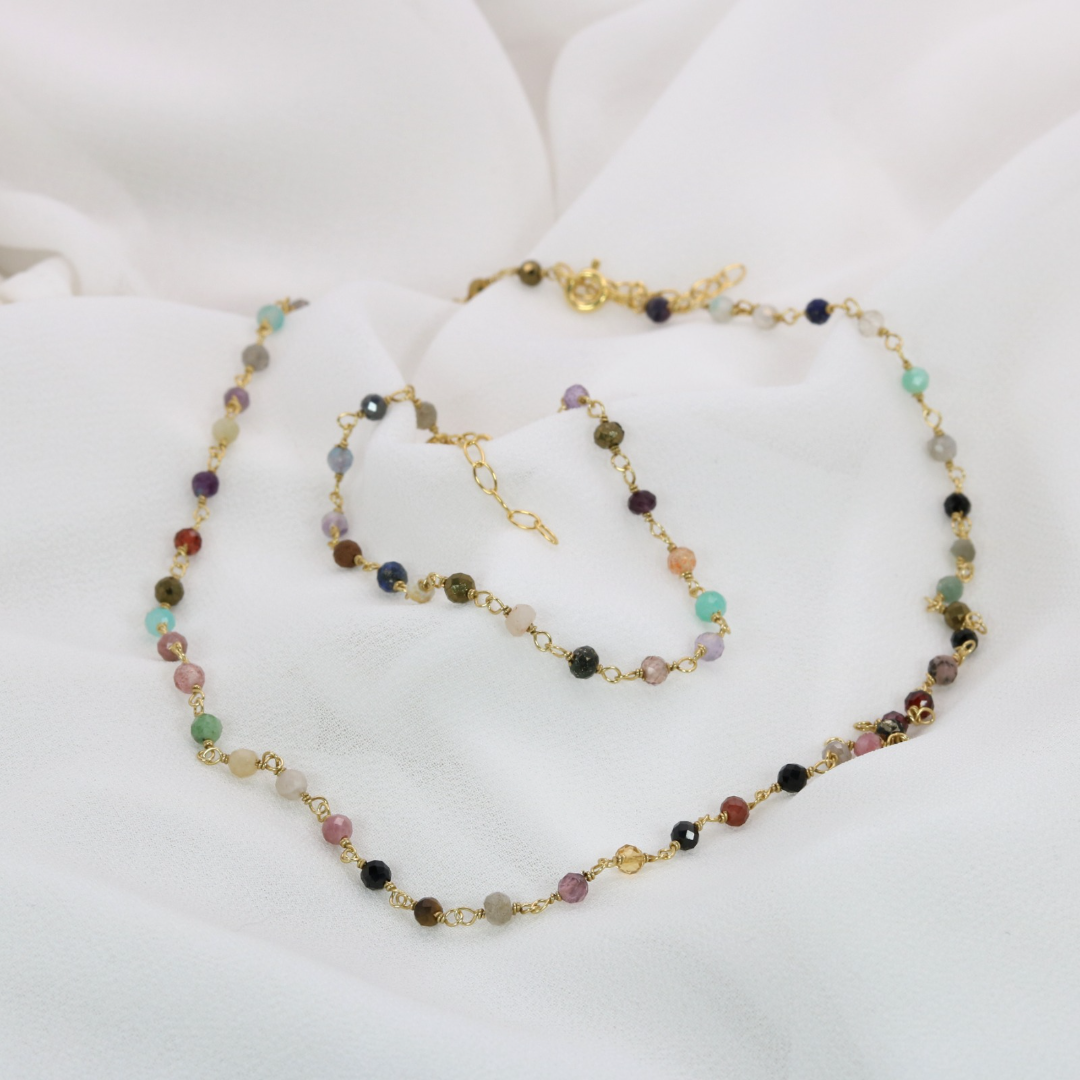 Conjunto com Pedras Naturais