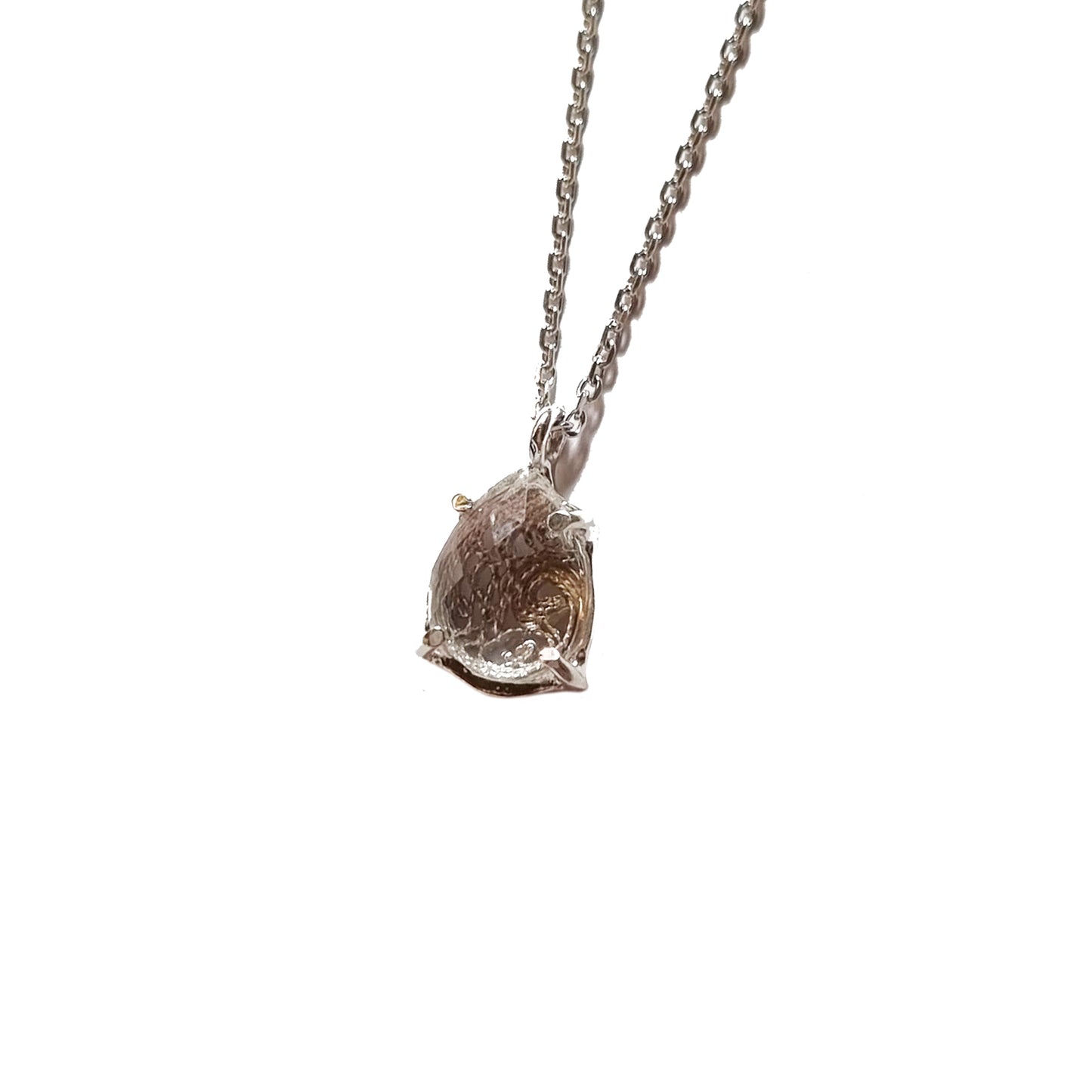 Colar com Pedra Hidrotermal e Filigrana - Peça Única e Exclusiva 2022 - You Love You Jewlery
