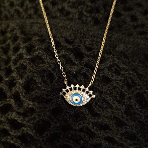 Colar Olho Turco Cravado a Zircónias - You Love You Jewlery