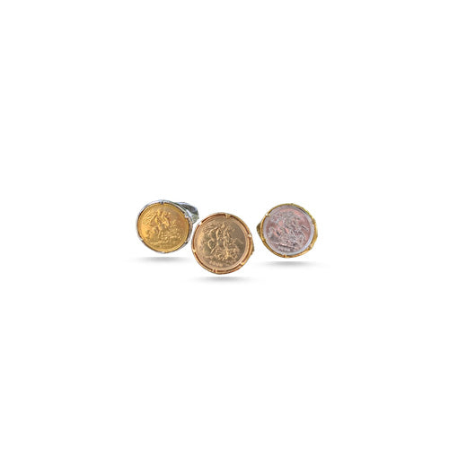Anel Libra em Prata Dourada e Prateado - You Love You Jewlery