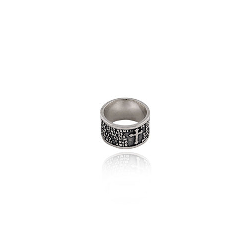 Anel Oração Pai Nosso em Prata de Lei - You Love You Jewlery