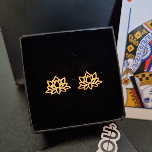 Brincos Flor de Lotus - You Love You Jewlery