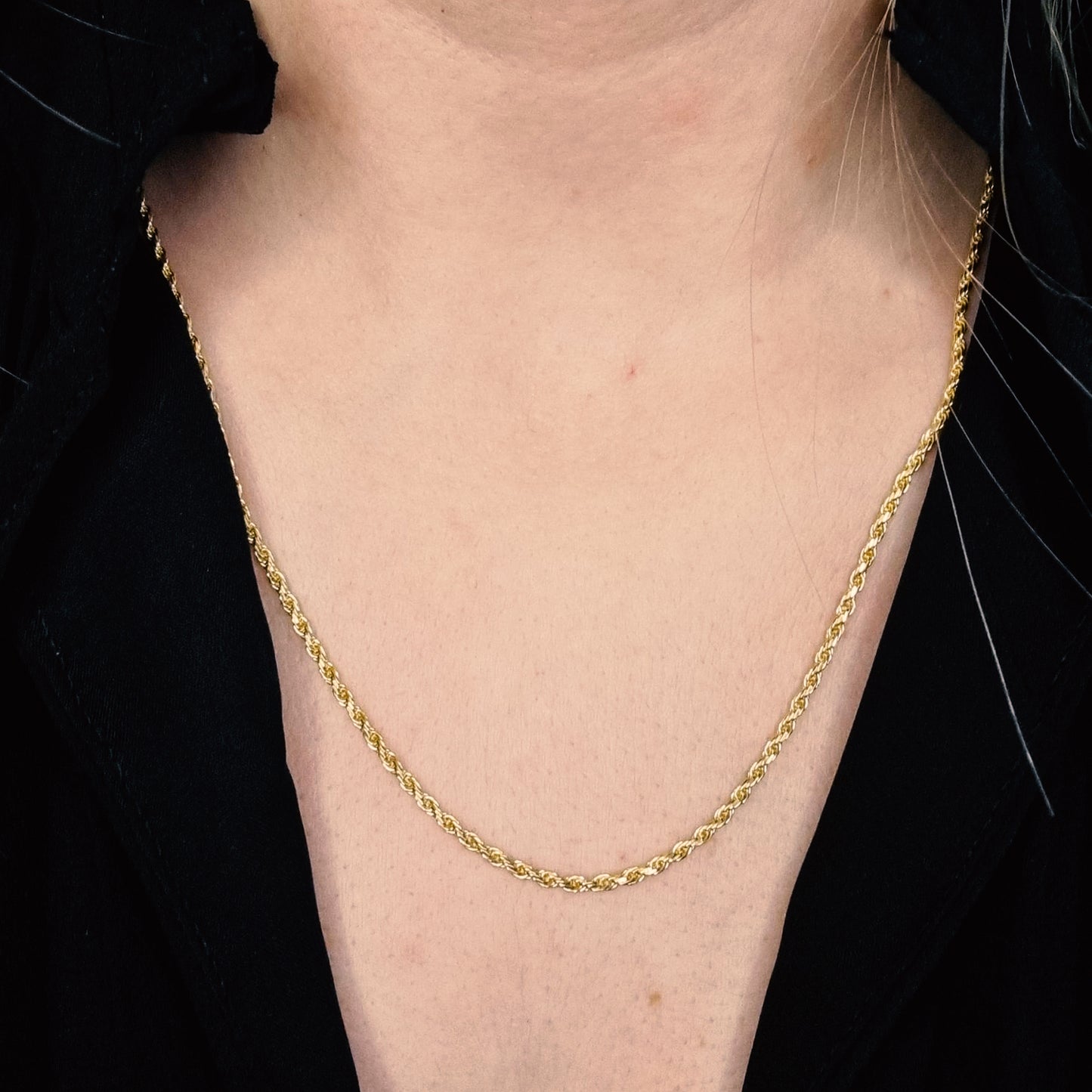 Cordão Malha Torcido - You Love You Jewlery