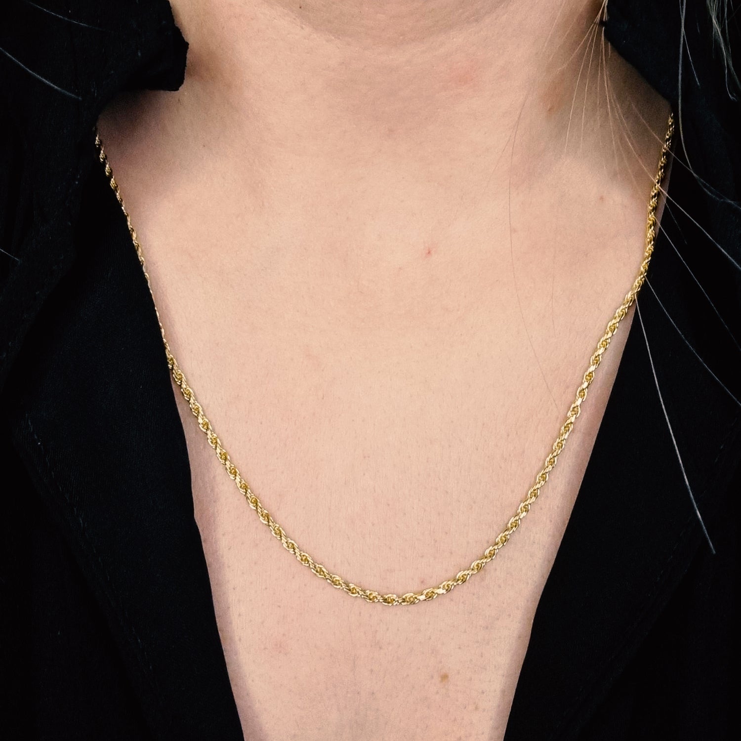 Cordão Malha Torcido - You Love You Jewlery