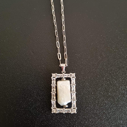 Colar Madrepérola em Prata de Lei Peça Exclusiva 2021 - You Love You Jewlery