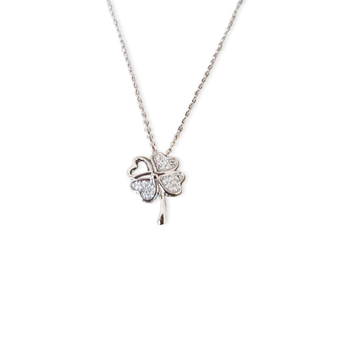 Colar Trevo Cravado a Zircónias - You Love You Jewlery