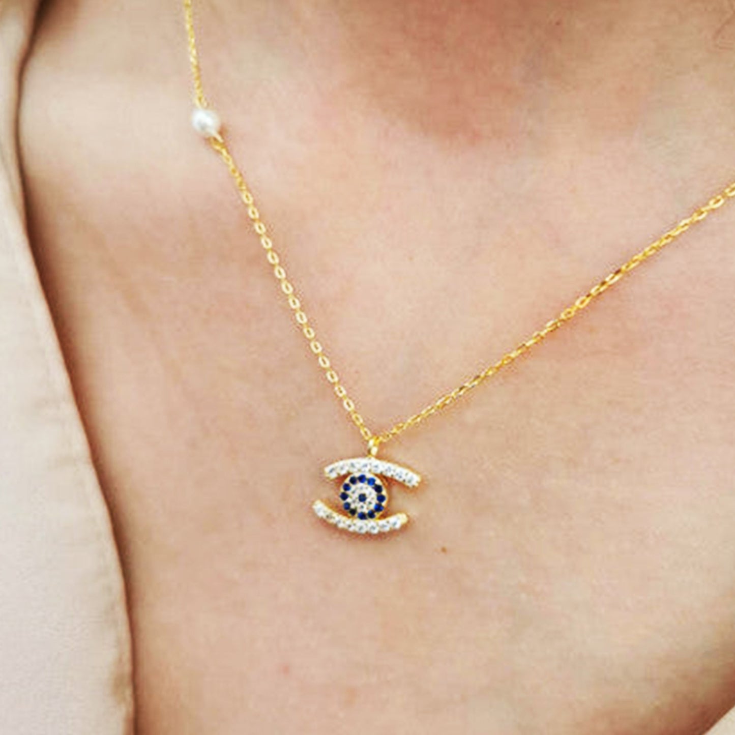 Colar Olho Turco - You Love You Jewlery
