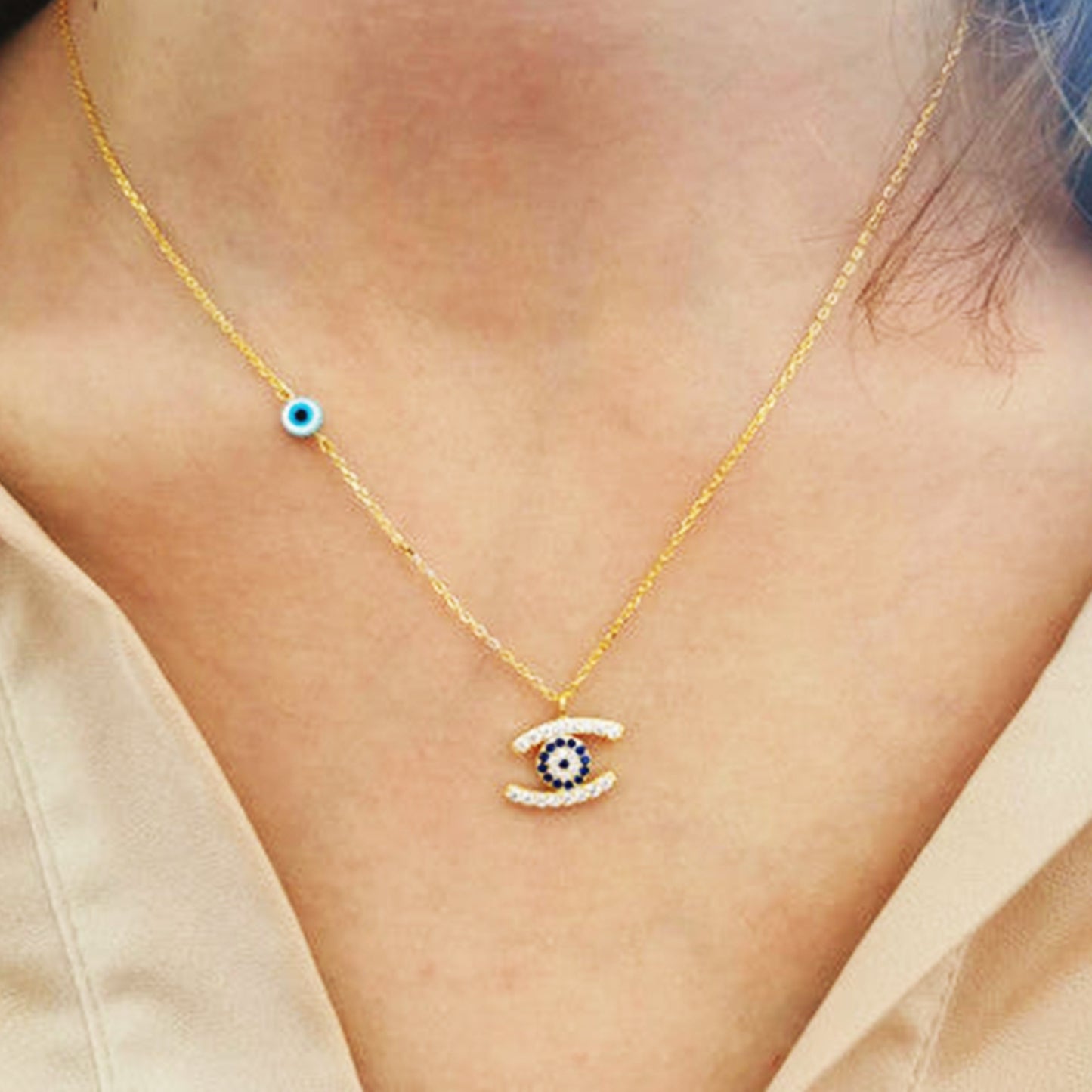 Colar Olho Turco - You Love You Jewlery