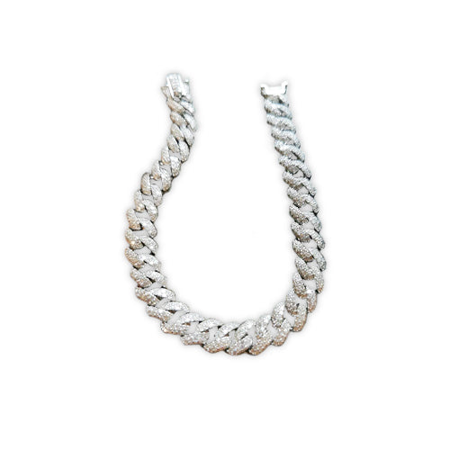 Pulseira em Prata de Lei Cravada com Pedras Semi Preciosas - You Love You Jewlery