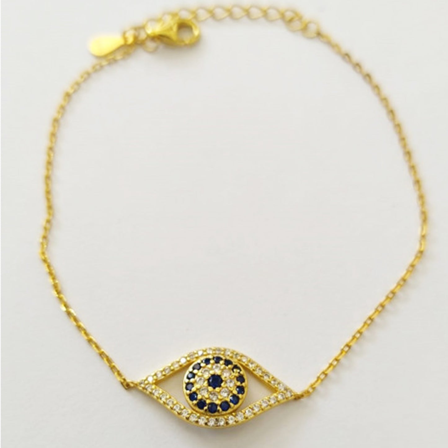 Pulseira Olho Turco em Prata de Lei e Zircónias - You Love You Jewlery