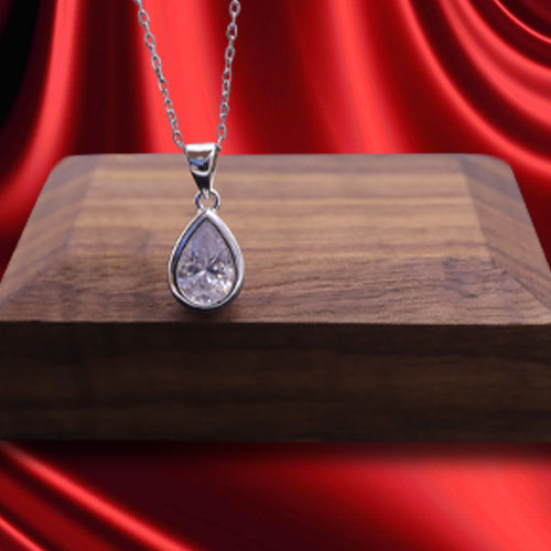 Colar Prata e Zircónia - You Love You Jewlery