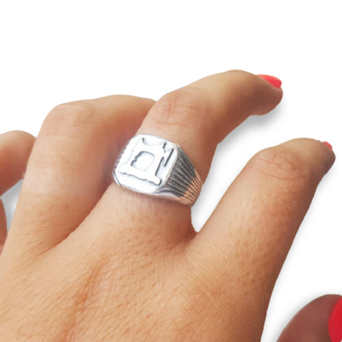 Anel Mesa Personalizado - You Love You Jewlery