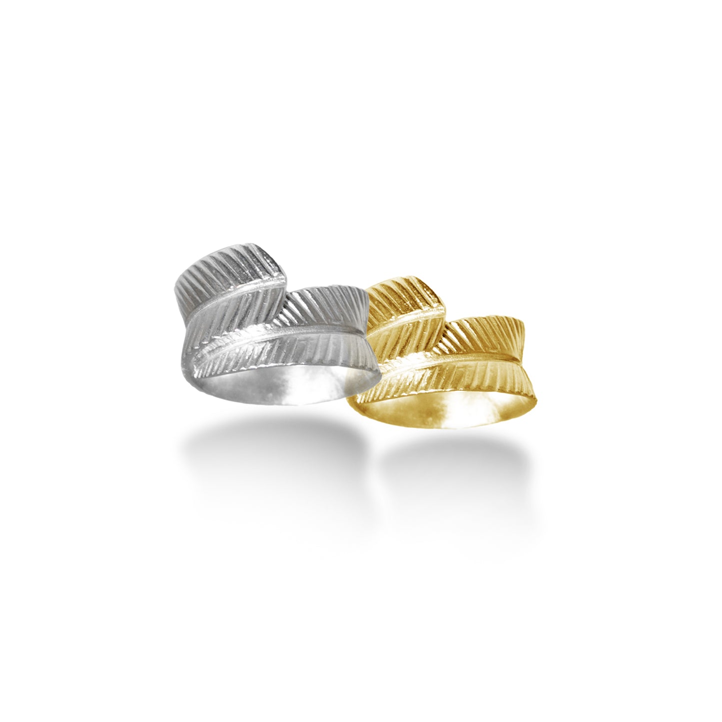 Anel Folha em Prata de Lei - You Love You Jewlery