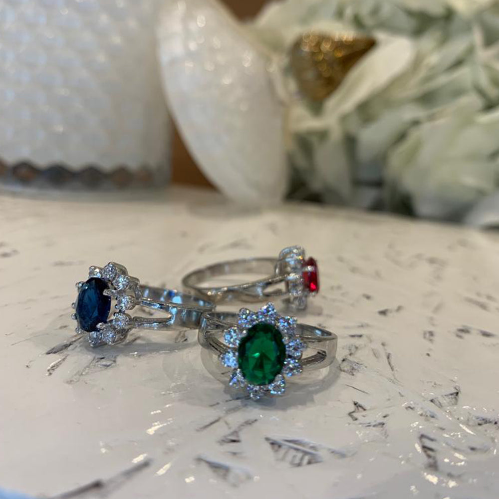 Conjunto Anel e Brincos Princesa