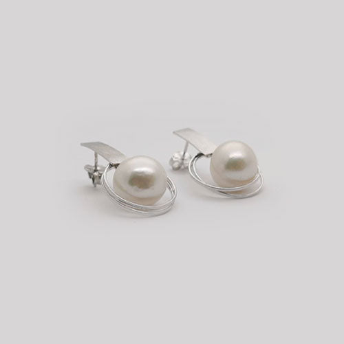 Brincos em Prata e Pérola - You Love You Jewlery