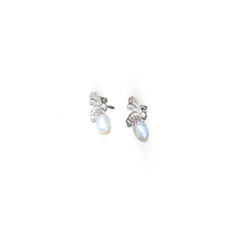 Brincos Abelhas com Pérolas - You Love You Jewlery