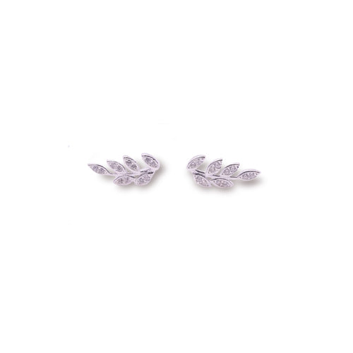 Brincos em Prata e Zircónias - You Love You Jewlery