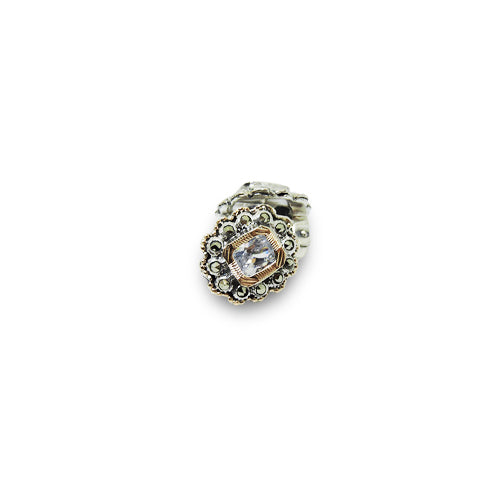Brincos em Marcassites com Pedra - You Love You Jewlery