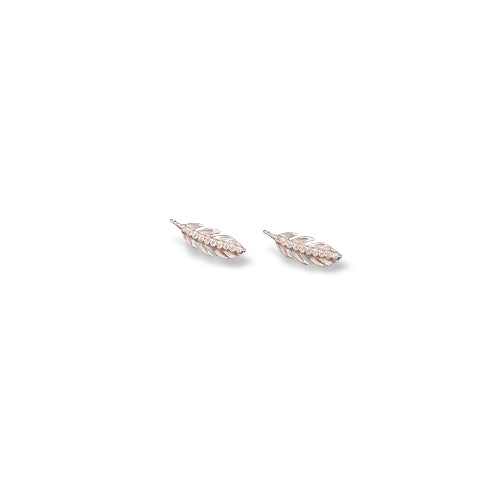 Brincos Penas com Zircónias - You Love You Jewlery