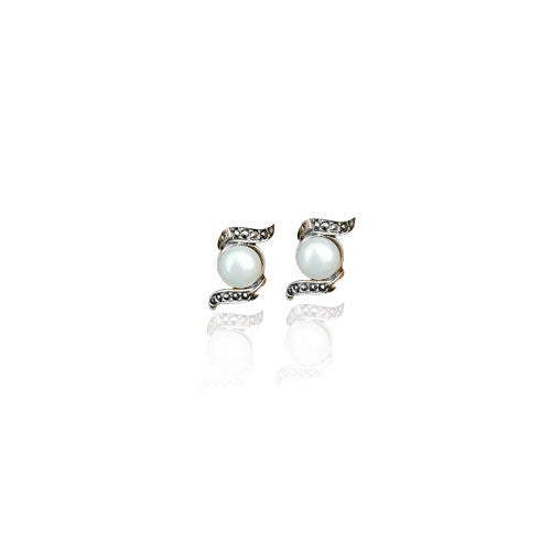 Brincos em Prata e Pérola - You Love You Jewlery