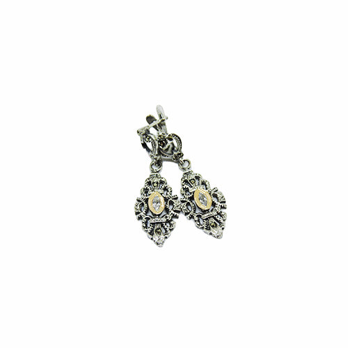 Brincos Marcassites com Pedra - You Love You Jewlery