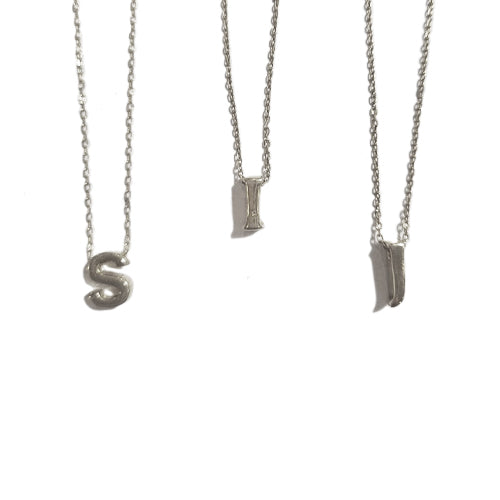 Colar com Letra Alfabeto em 3D - You Love You Jewlery