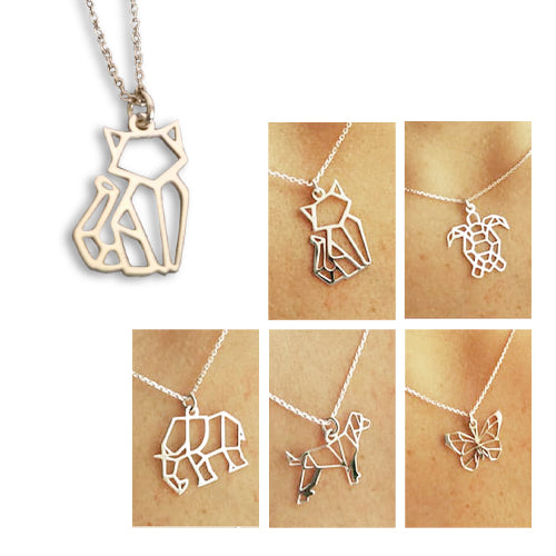 Colares Origami Vários Animais - You Love You Jewlery