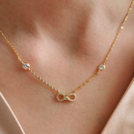 Colar Infinito com Coração - You Love You Jewlery