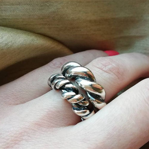 Anel Macho e Fêmea em Prata - You Love You Jewlery