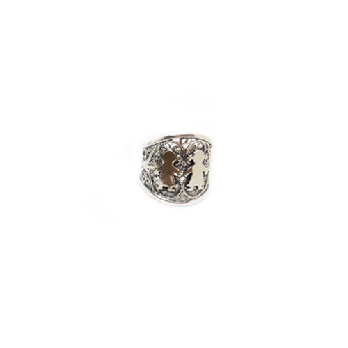 Anel Filigrana em Prata Menino/Menina - You Love You Jewlery