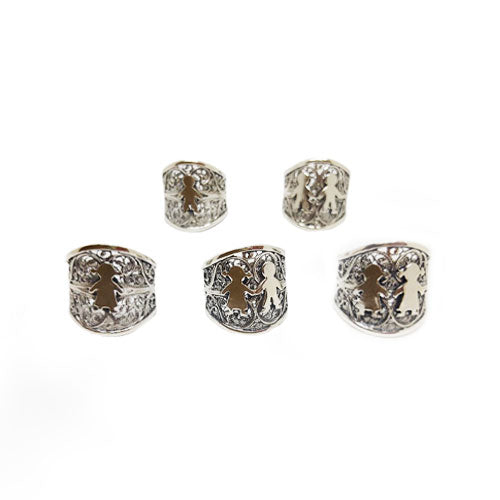 Anel Filigrana em Prata Menino/Menina - You Love You Jewlery