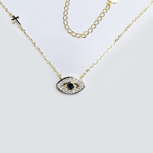 Colar Olho Turco em Prata de Lei - ESGOTADO - You Love You Jewlery