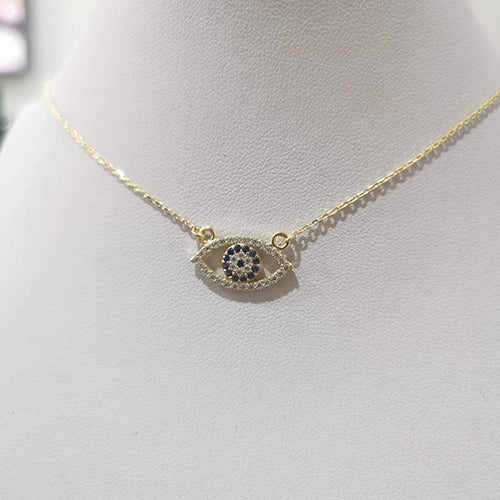 Colar Olho Turco em Zircónias - You Love You Jewlery