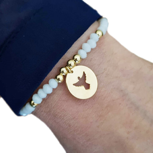 Pulseira em Prata Dourada - You Love You Jewlery