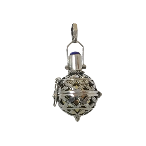 Chama Anjos em Prata de Lei