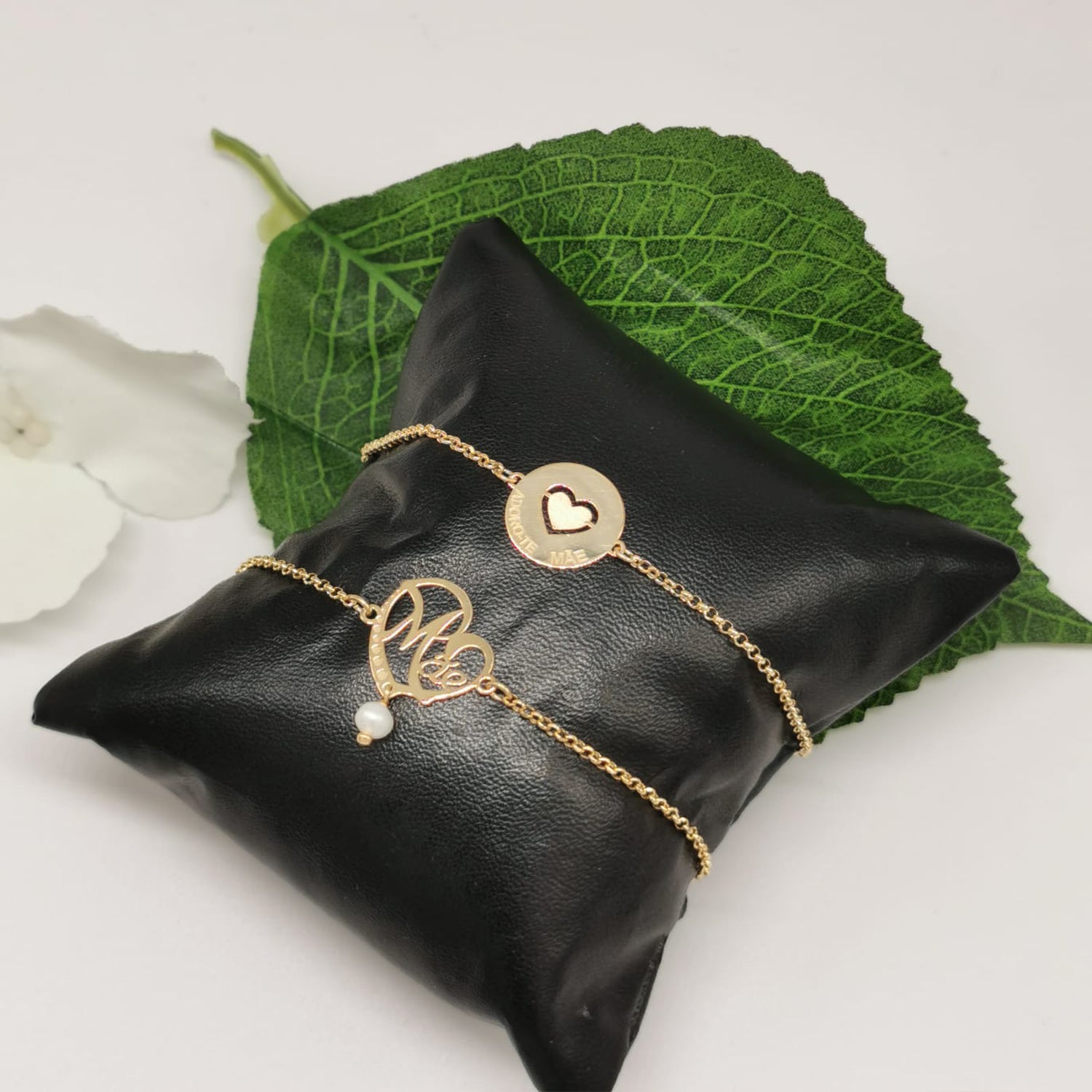 Pulseira Mãe em Prata Dourada - You Love You Jewlery