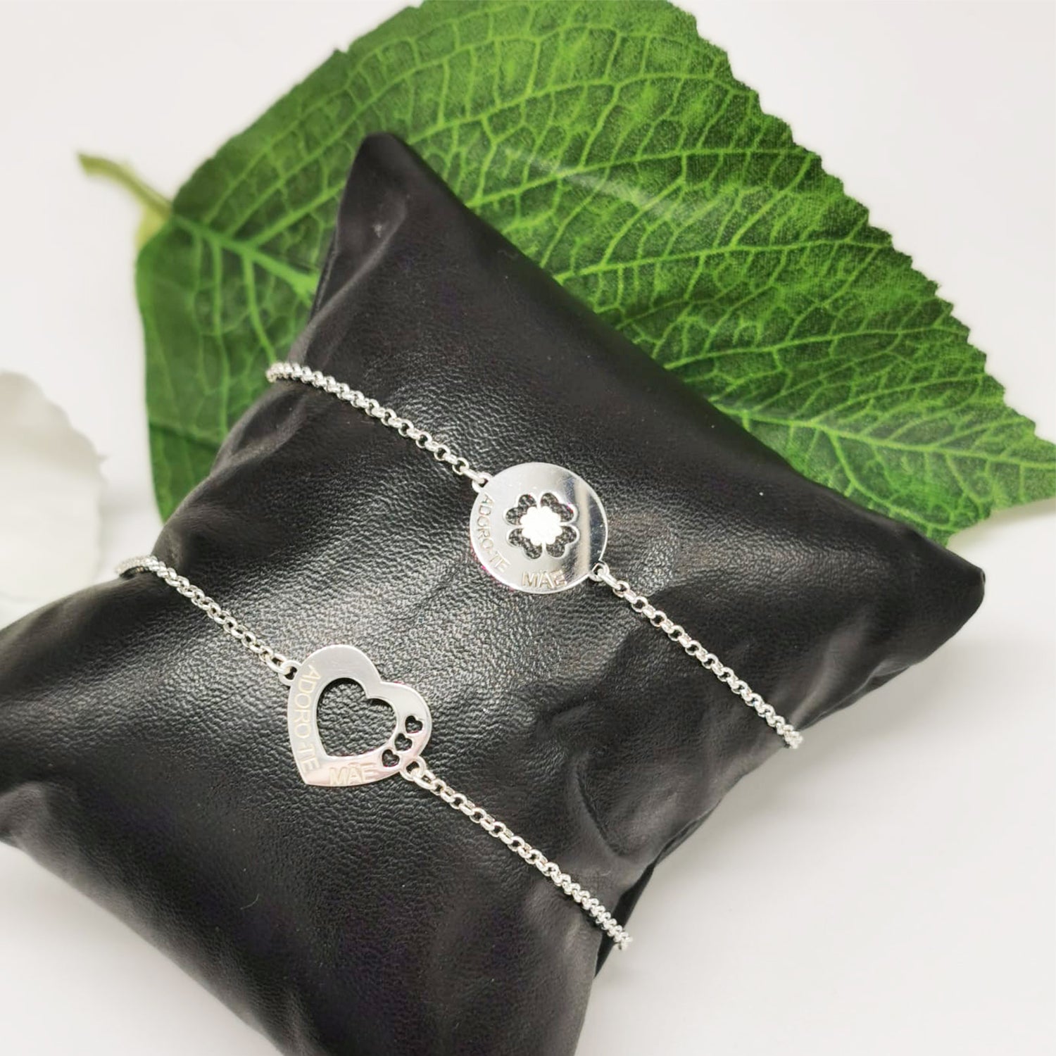 Pulseira Adoro-te Mãe em Prata de Lei - You Love You Jewlery