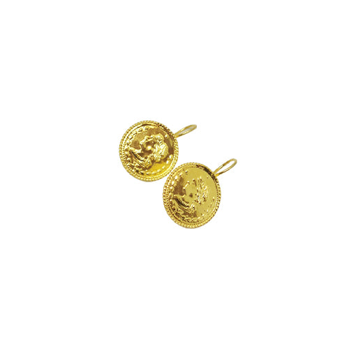 Brincos 1/2 Libra Prata Dourada - You Love You Jewlery